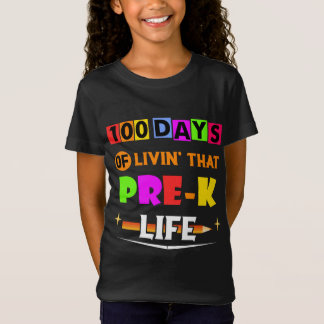 100 levensdagen voor het leven t-shirt