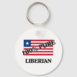 100 % LIBERIË SLEUTELHANGER