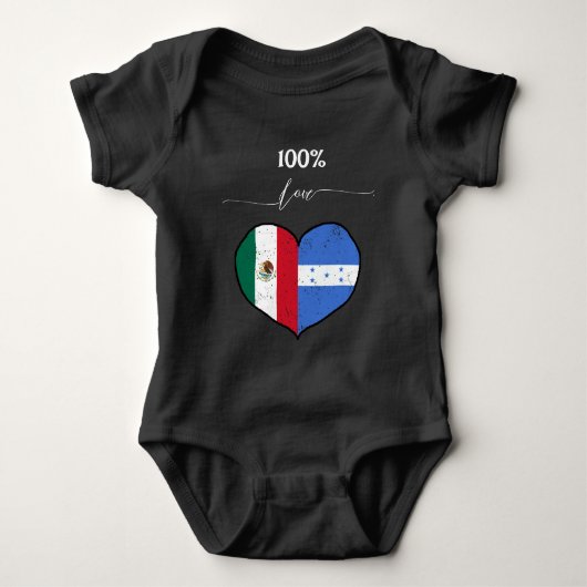 100 Liefde | Hondurees en Mexicaans Romper (Voorkant)