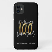 100 lijken een goede gouden verjaardag Case-Mate iPhone case (Achterkant)