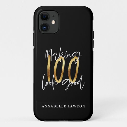 100 lijken een goede gouden verjaardag Case-Mate iPhone case (Achterkant)