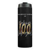 100 lijken een goede gouden verjaardag  thermosbeker (Voorkant)