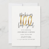 100 lijken een goede uitnodiging voor gouden verja (Voorkant)