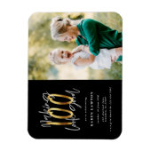 100 lijken een goede uitnodiging voor gouden verja magneet (Verticaal)