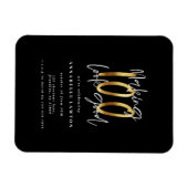 100 lijken een goede uitnodiging voor gouden verja magneet (Horizontaal)