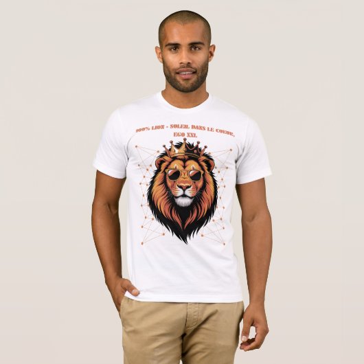 100% LION T-SHIRT (Voorkant volledig)