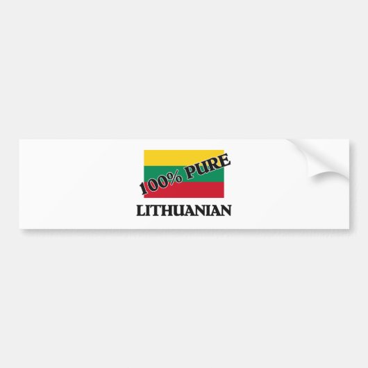 100 % LITOUWEN BUMPERSTICKER (Voorkant)