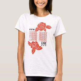 100% live gratis; grafisch T-shirt
