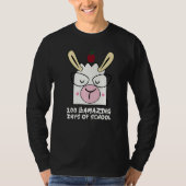 100 Llamazing Days Llama 100th Day Of School Teach T-shirt (Voorkant)
