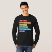 100 Love Equality Loud Proud Samen LGBT Prid T-shirt (Voorkant volledig)