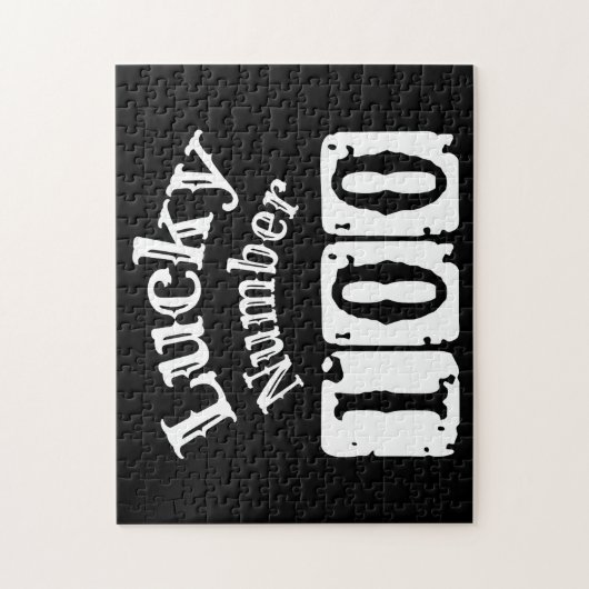 100 - Lucky Number 100 Luck Legpuzzel (Verticaal)