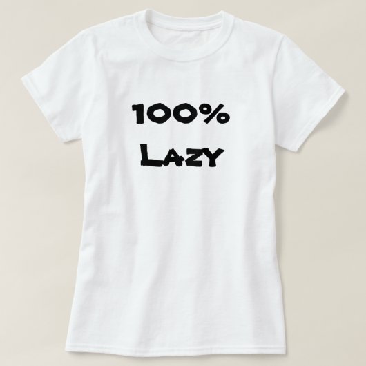 100% lui t-shirt (Design voorkant)