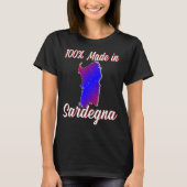 100 Made in Sardinië, Italië, 100 % sar T-shirt (Voorkant)