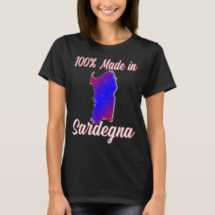 100 Made in Sardinië, Italië, 100 % sar T-shirt