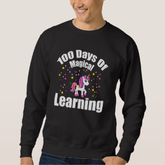 100 Magical Days of School Unicorn Teachers Girls  Trui