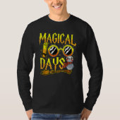 100 Magical Days Wizard 100th Days Of School Teach T-shirt (Voorkant)