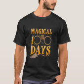 100 Magical Days Wizard 100th Days Of School Teach T-shirt (Voorkant)