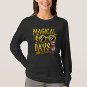 100 Magical Days Wizard 100th Days Of School Teach T-shirt (Voorkant)