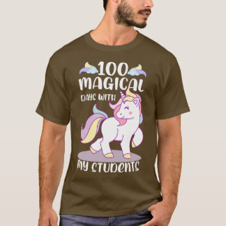 100 magische dagen met mijn studenten 100 dagen sc t-shirt