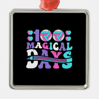 100 magische dagen metalen ornament