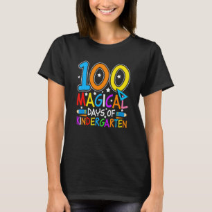 100 Magische Dagen Van De Kleuterschool  Student L T-shirt