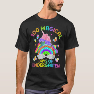100 magische dagen van de school voor het leren va t-shirt