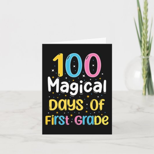 100 magische dagen van eerste klas 100e dag van de kaart (Voorkant)