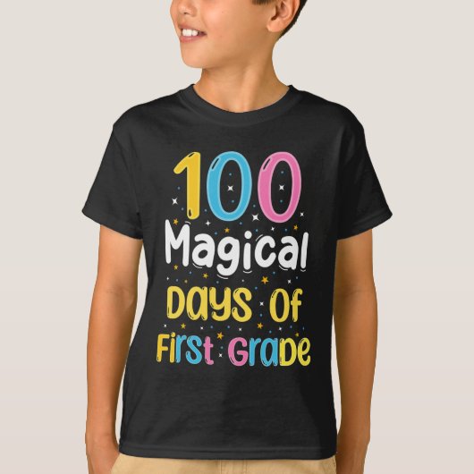 100 magische dagen van eerste klas 100e dag van de t-shirt (Voorkant)