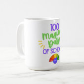 100 magische dagen van school 100 dagen van school koffiemok (Voorkant links)