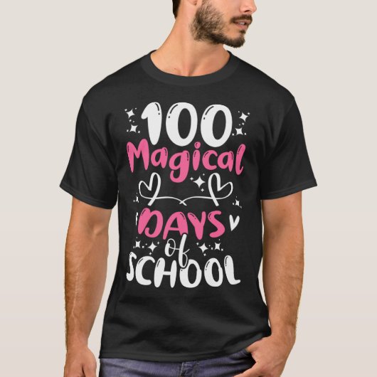 100 magische dagen van school beginner t-shirt (Voorkant)