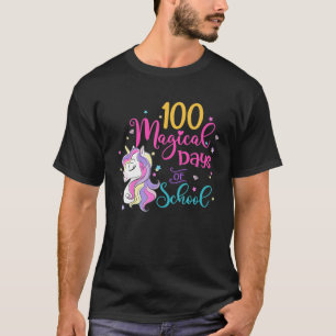 100 magische dagen van school Unicorn 100 dagen va T-shirt