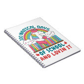 100 Magische Dagen van School Unicorn Notitieboek (Rechterzijde)