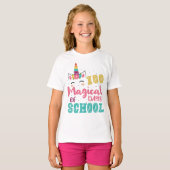 100 magische dagen van schoolklaplopers t-shirt (Voorkant volledig)
