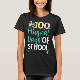 100 magische dagen van schoolUnicorn 100 dagen T-shirt