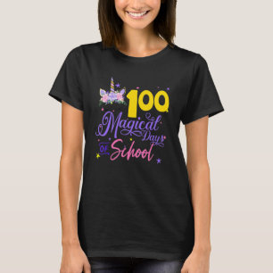 100 magische dagen van schoolUnicorn-lerarenstudie T-shirt