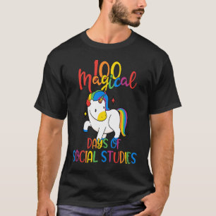 100 magische dagen van sociale studies 100e dag Te T-shirt