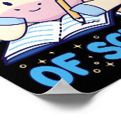 100 magische schooldagen unicorn 100 dagen sch poster (Hoek)