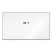 100% MAGNETISCH VISITEKAARTJE (Voorkant)