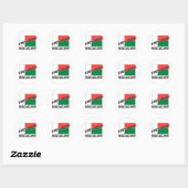 100 % MALAGASY RONDE STICKER (Vel)