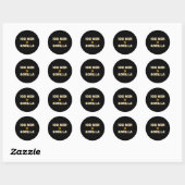 100 Man vs 1 gorilla grappig 100 Man is groter dan Ronde Sticker (Vel)