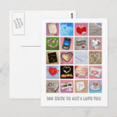 100 manieren om te zeggen dat ik van je hou briefkaart (Voorkant / Achterkant)