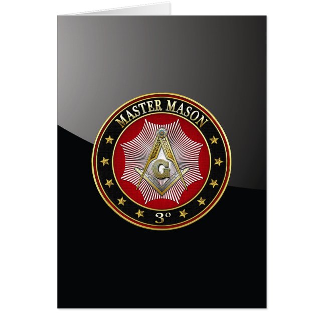 [100] Master Mason - 3rd graads Square & Compass (Voorkant)