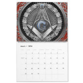 [100] Master Mason - Silver Square & Compass Kalender (Mar 2026)