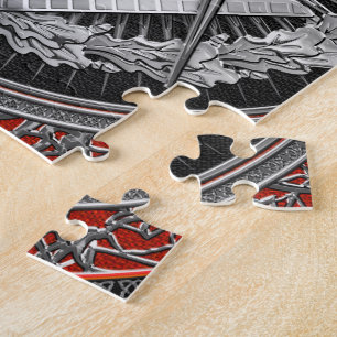 [100] Master Mason - Silver Square & Compass Legpuzzel