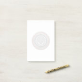 [100] Master Mason - Silver Square & Compass Post-it® Notes (Op bureau)