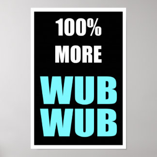 100% meer Wub-Wub Poster