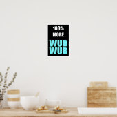 100% meer Wub-Wub Poster (Keuken)