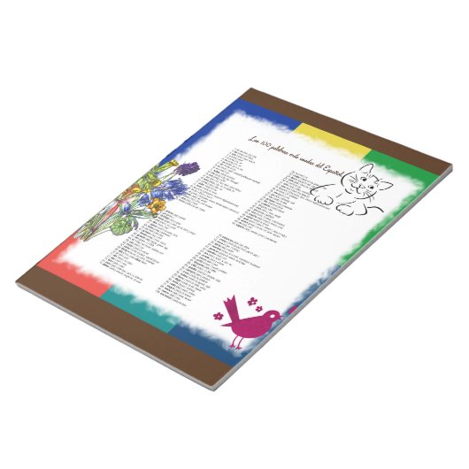 100 Meest voorkomende woorden in het Spaans Notitieblok (Schuin)