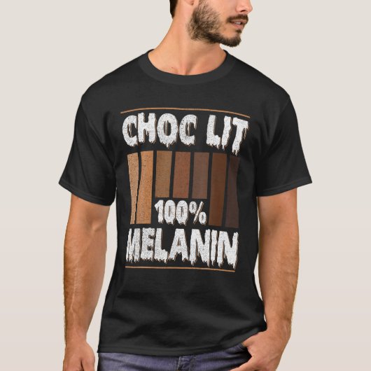 100% melanine kiezen t-shirt (Voorkant)