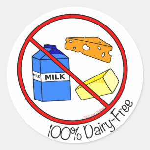 "100% melkvrije" stickers (groot)